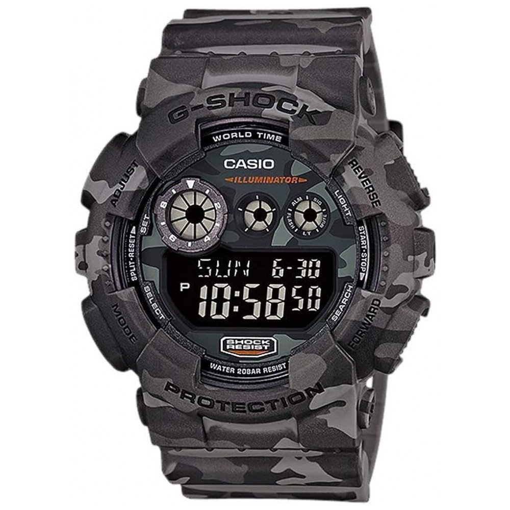 Relógio Masculino XL G Shock, CASIO GD 120CM 8CR, Cinza