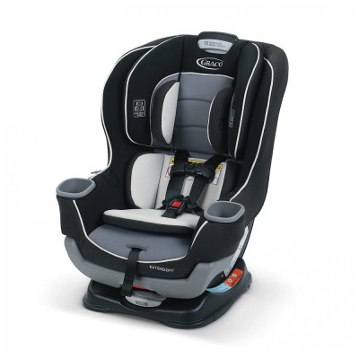Cadeira de Bebê para carro Extend2Fit conversível, preta, GRACO 1963212, Preto