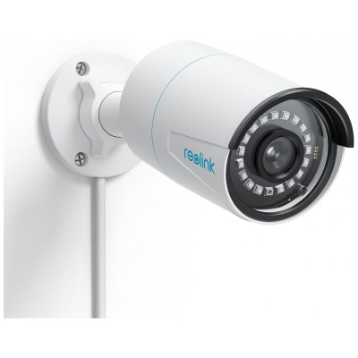 Câmera de Segurança Inteligente 5MP PoE IP 256 GB, REOLINK RLC 510A, Branco