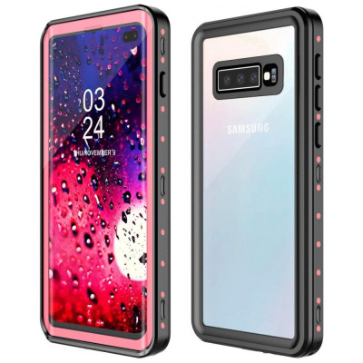 Capa Celular Prova Dágua IP68, GOLDJU GALAXY S10 Plus, Preto