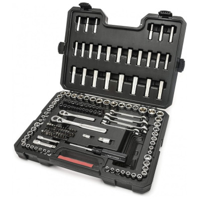 Kit de Ferramentas 165 Peças, CRAFTSMAN 36165, Preto