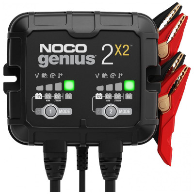NOCO GENIUS2X2 Carregador de Bateria Inteligente 6V 12V