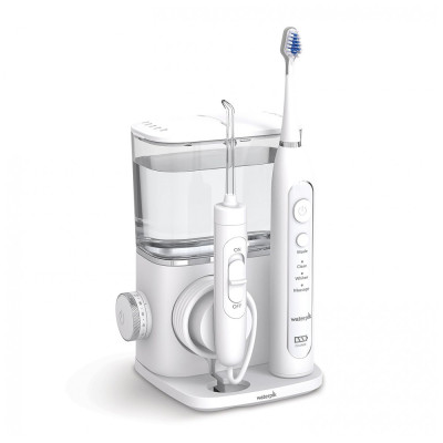 Escova de Dentes Elétrica Sônica Flosser de Água, WATERPIK CC 01, Branco