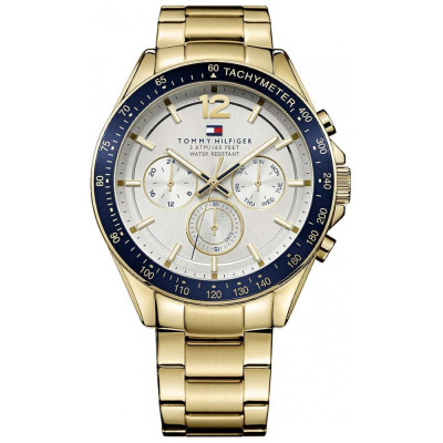 Relógio Masculino de Quartzo, com Pulseira de Aço Inoxidável, TOMMY HILFIGER 1791121, Dourado