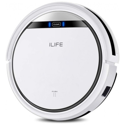 Aspirador de Pó Robô, com Carregamento Automático, Controle e Multifunção, branco, 110v, ILIFE V3s Pro, Branco