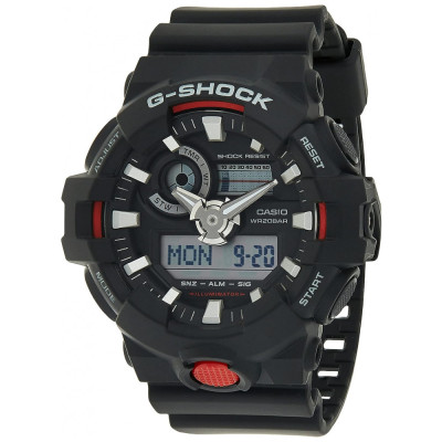 Relógio Masculino Digital G Shock, CASIO GA700 1ACR, Preto