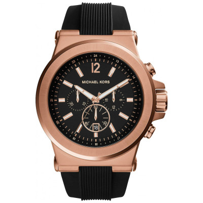 Relógio Dylan cronógrafo de aço inoxidável, MICHAEL KORS MK8184, Preto