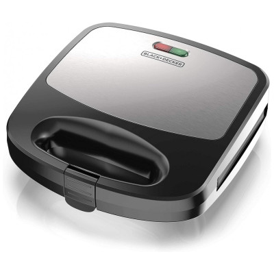 BlackDecker WM2000SD Grill 3 em 1 Preto, Prata 110V