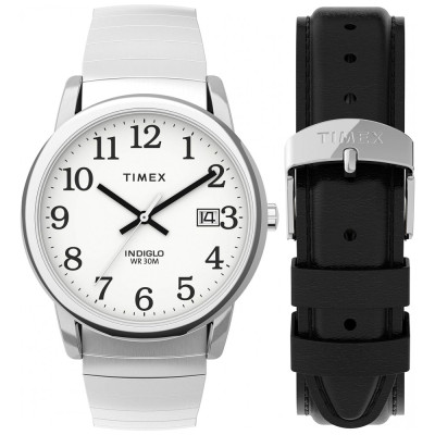 Relógio Masculino Analógico Easy Reader com 2 Pulseiras, Modelo, TIMEX TWG025400JT, Prateado