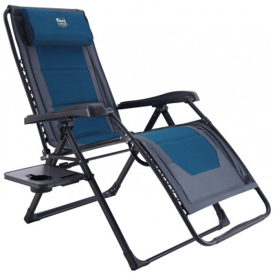 Cadeira Reclinável Ajustável Gravidade Zero com Apoio de Cabeça, TIMBER RIDGE, Azul
