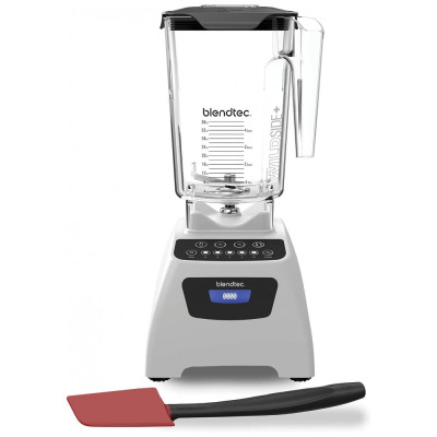 Liquidificador Profissional 1560W Classic 575 Blender Jarra Spatula, com BLENDTEC C575A2323A C, Branco