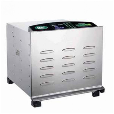 Products Stainless Steel Professional 10 Tray Digital Dehydrator, LEM 1154, Cinza