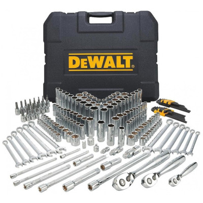 Kit Ferramentas 204 Peças, com Maleta, DEWALT DWMT72165, Prateado