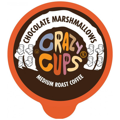 Cápsulas de Café de Marshmallows 22u, CRAZY CUPS, Marrom