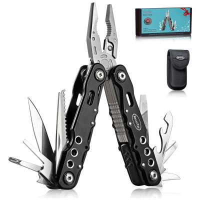 RoverTac 12 in 1 Multitool Suspension Pliers with Durable Nylon Sheath