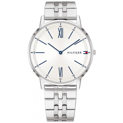 Relógio Masculino de Quartzo e Aço Inoxidável, TOMMY HILFIGER 1791511, Prateado