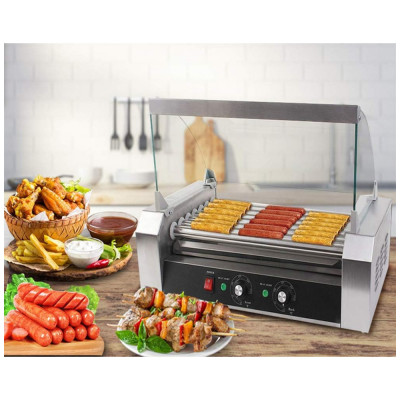Máquina de Hot Dog, para 18 Salsichas, Aço Inox, 1050W, 110v, S AFSTAR, Prateado
