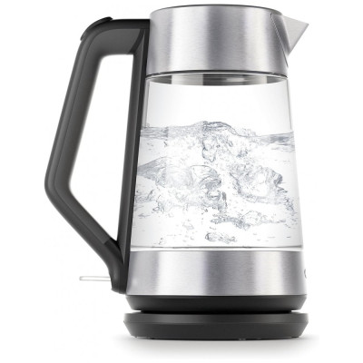 BREW Chaleira Elétrica, Vidro, 1,75 Litros, e Transparente, 110v, OXO 8710300, Prateado