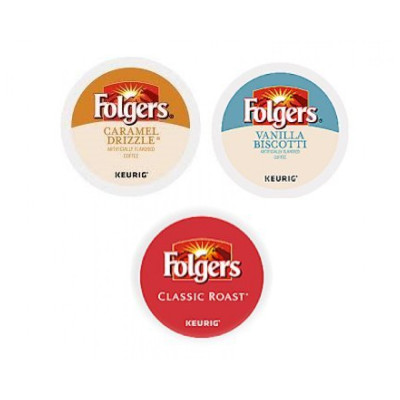 Keuring Kcup cápsulas sortidas 30 unidades, FOLGERS, Marrom