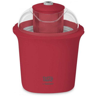 Tasty Sorveteira Elétrica Função Iogurte 1,5L, 110v, CUISINART ICM100TRD, Vermelho