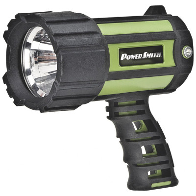 Lanterna de Mão LED Recarregável com Bateria de Lítio, 700 Lumens, POWERSMITH PSL10700W, Verde