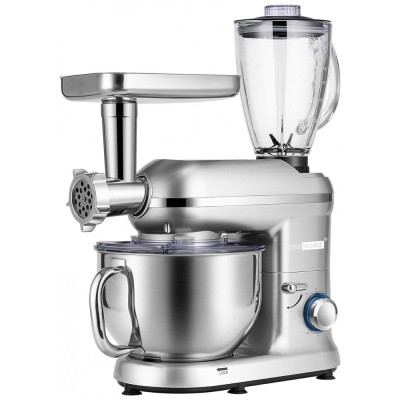 Batedeira 3 em 650 W 6 Velocidades 5,5L, 110v, VIVOHOME 3 in 1 Blender548, Prateado