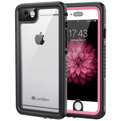 Capa Celular Prova Dágua IP68 iPhone 6, 6S, LANHIEM LH US WP I6, Rosa