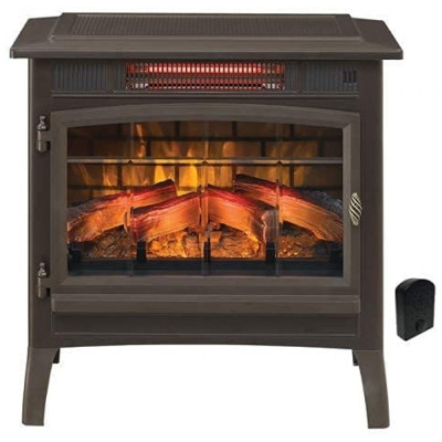 Duraflame Aquecedor Elétrico, portátil, 3D, c, infravermelho e controle remoto, 1500W