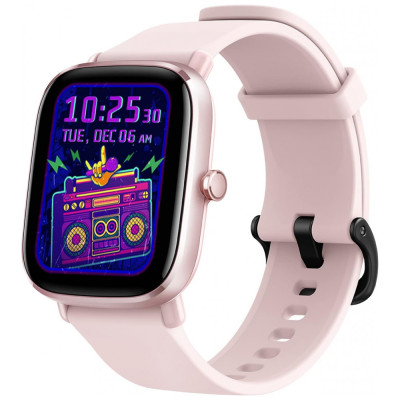 Relógio Smartwatch Esportivo, à Prova d com Monitoramento Respiratório e Rastreador Físico, para Iphone e Android, AMAZFIT W2018OV2N, Rosa