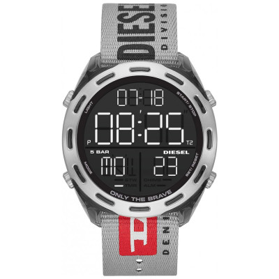 Relógio esportivo digital de nylon leve britador masculino, DIESEL DZ1894