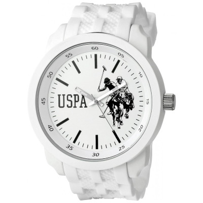 Relógio An Maclino Homem Analógico Qartzo Eporte, U.S. POLO ASSN. USP9035, Branco