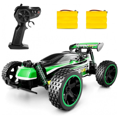 Carro de corrida RC, 2,4 Ghz de alta velocidade, controle remoto de alta velocidade, carrinho de brinquedo verde, SINOVAN, Verde