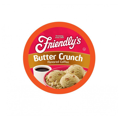 Cápsulas de Café Sabor Butter Crunch 40u, FRIENDLYS, Marrom