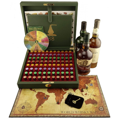 Aromamaster Kit com 88 Aromas de Whiskey com Jogo de Tabueiro e Roda de Aroma, AROMASTER, Verde