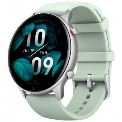 GTR Relógio Smartwatch Esportivo, à Prova d com Monitoramento Respiratório e Rastreador Físico, para Iphone e Android, AMAZFIT 841485, Verde