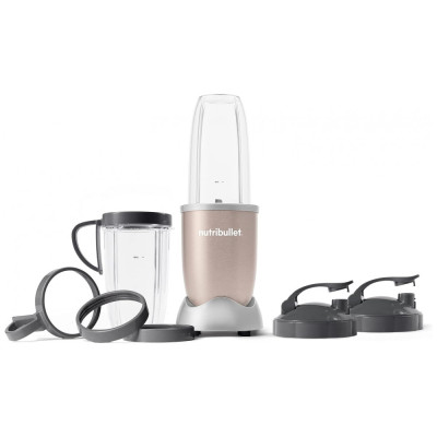 Liquidificador Pro Misturador de Alta Velocidade 13 Peças 900 W e 900 ml, NUTRIBULLET NB9 1301, Dorado