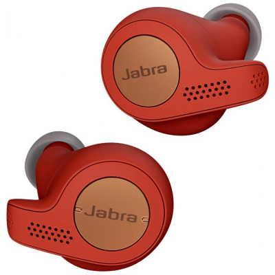 Fones de Ouvido Elite Active 65t Sem fio, Bluetooth, Bateria Longa Duração, JABRA 100 99010001 02, Vermelho