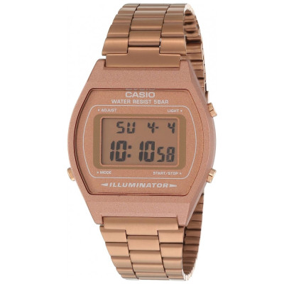 Relógio Retrô Feminino Digital, CASIO B640WC 5AEF, Coral