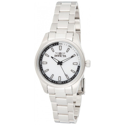 Relógio Feminino Analógico Quartzo de Aço Inoxidável, Invicta 12830, Branco