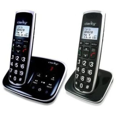 Telefone sem Fio Expansível, Compatível com Aparelho Auditivo, 2 Ap, CLARITY BT9141BT914HS, Preto