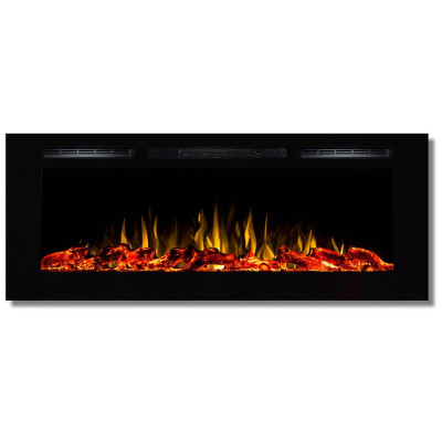 Lareira Elétrica 127cm, 3 Configurações, Controle Remoto, 110v, BRAND REGAL FLAME LW2050WL, Preto