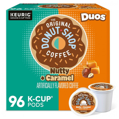 Keuring Kcup TODS Nutty Café com Nozes TorraLeve 96u, THE DONUT SHOP, Marrom