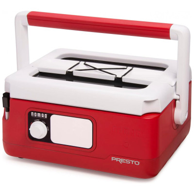 Panela Elétrica Portátil Capacidade 5.6L, 110v, PRESTO 06011, Vermelho