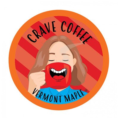 Cápsulas de Café sabor Vermont Maple 40u, CRAVE COFFEE, Marrom