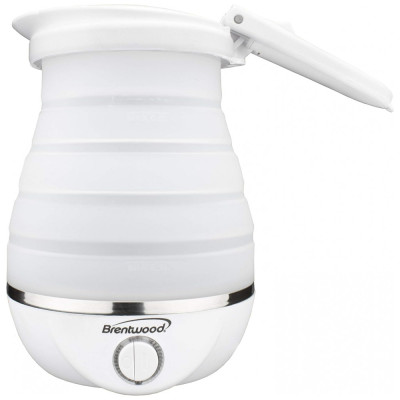 Chaleira Elétrica 0.8L, 1200W, Branca, 110v, BRENTWOOD KT 1508W, Branco