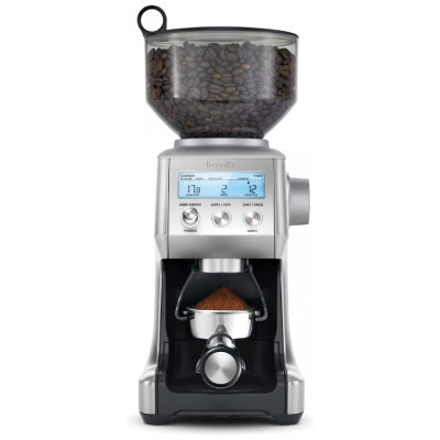 Moedor de Grãos de Café, Aço Inox, 60 Configurações, 510gr, 110v, BREVILLE BCG820BSSXL, Prateado