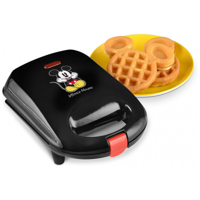 Máquina de Waffle 9 Mickey, 110v, DISNEY DCM 9, Preto
