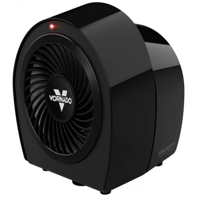 Aquecedor Elétrico Velocity 1R, portátil, 2 configurações de aquecimentos e recursos de segurança, 375W, 750W, VORNADO EH1 0158 06, Preto