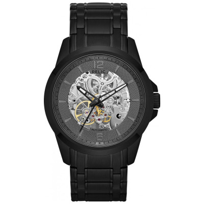 Relógio Masculino Automático e Aço Inoxidável, RELIC BY FOSSIL ZR12110, Preto