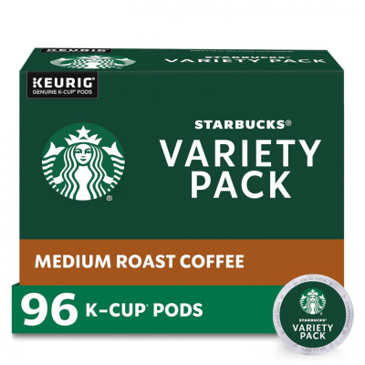 Keuring Kcup Variedade Torra Média 96u, STARBUCKS, Marrom